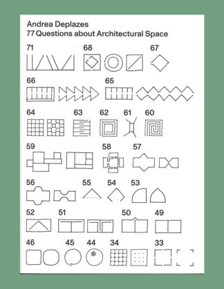 Andrea Deplazes: 77 Questions about Architectural Space