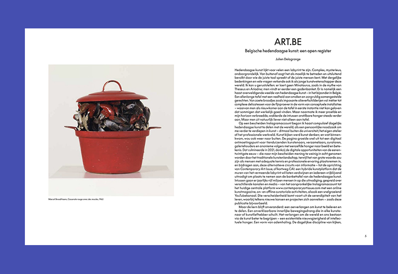 ART.BE : Van Broodthaers tot vandaag, 151 hedendaagse kunstenaars in België - Afbeelding 2