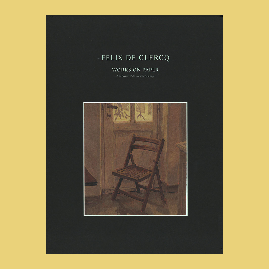 Felix De Clercq: Works on Paper. A Collection of 85 Gouache Paintings