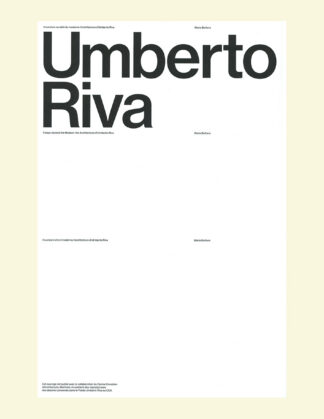 Forays beyond the Modern: The Architecture of Umberto Riva (Reprint)
