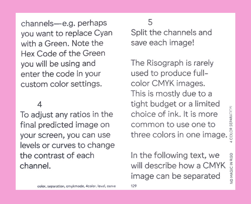 O.OO: No Magic in Riso. A Bilingual Risograph Tool Book (New Edition) - Afbeelding 3