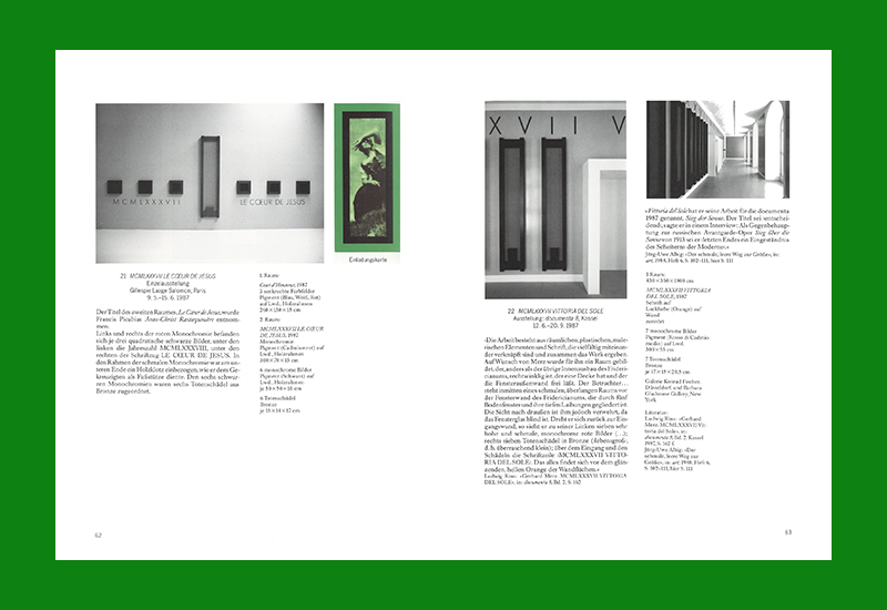 Gerhard Merz: Archipittura (2 volumes, 1992) – COPYRIGHT Bookshop