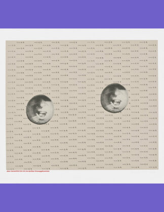Rosemarie Trockel: Aber menschlich bin ich nie darüber hinweggekommen (Screenprint, edition of 80 copies)