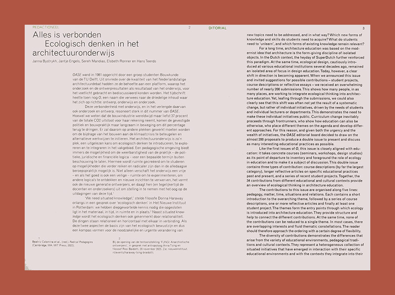 Oase 122/123: Ecologische pedagogieën / Ecological Pedagogies - Afbeelding 2