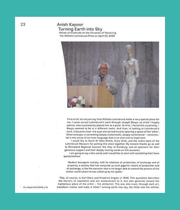 Anish Kapoor (Lehmbruck Museum) - Afbeelding 2