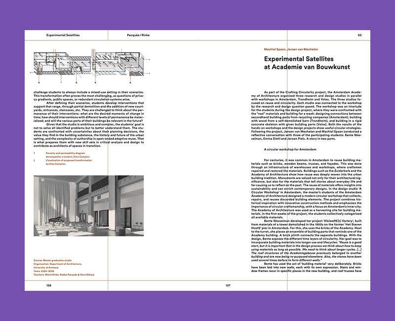 Crafting Circularity: Rethinking Sustainable Design and Construction in Architecture Education - Afbeelding 6