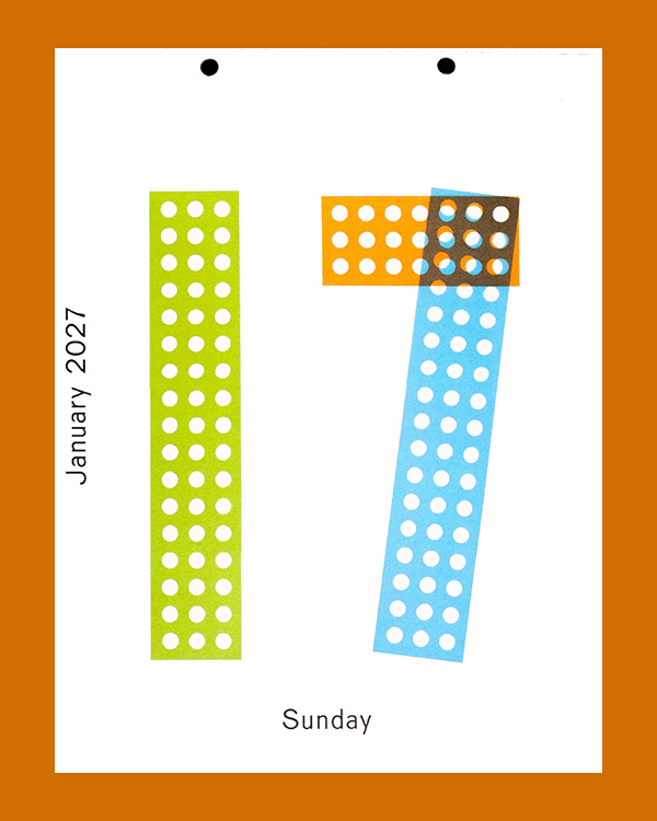 Karl Martens: Calendar 2027 - Every Day is a New Day - Afbeelding 3