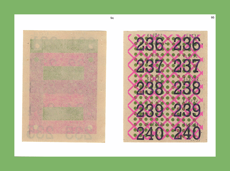 Karel Martens: Cloakroom Tickets (1-250) - Afbeelding 5