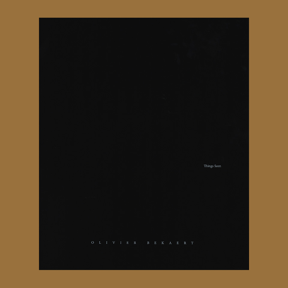 Olivier Bekaert: Things Seen