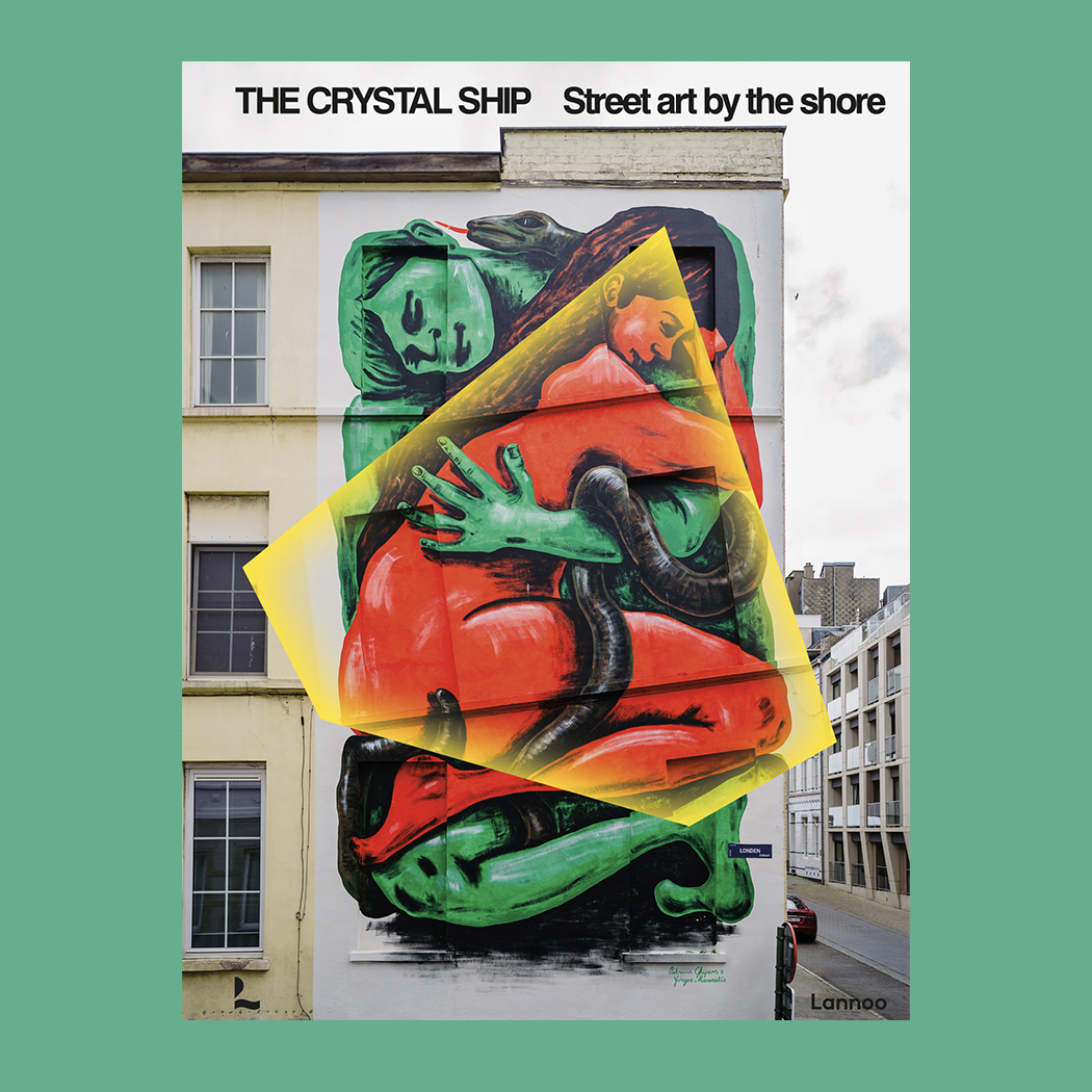 The Crystal Ship: Street Art by the Shore